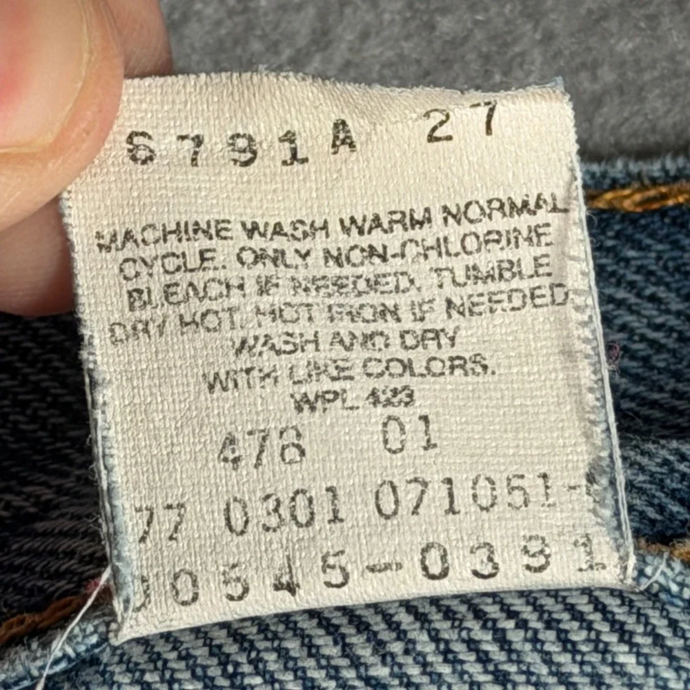 Levis 545 Loose Fit Jeans Mens 42x30 Light Wash Blue Denim 0545-0331 Vintage